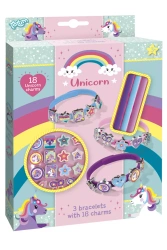 Totum Zestaw kreatywny do robienia bransoletek dla dzieci charms Jednorożec