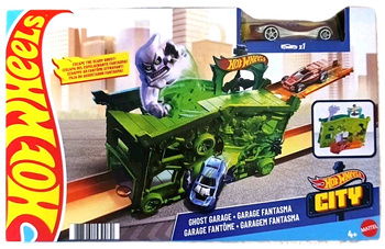 Tor samochodowy Hot Wheels City Blaze Garaż Duchów Ghost Garage FJN38