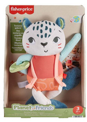 FISHER PRICE SENSORYCZNA MASKOTKA PRZYTULANKA DLA NIEMOWLĄT PANTERA
