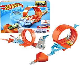 TIR HOT WHEELS RYWALIZACJA MISTRZ PĘTLI + AUTO