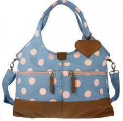 DUŻA TORBA TOREBKA KIESZENIE FRIENDS KROPKI