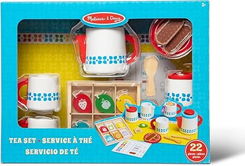 Drewniany Zestaw do herbaty Melissa&Doug Czajnik Filiżanki Kubeczki