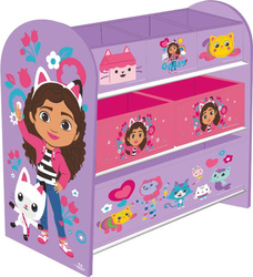 KOCI DOMEK GABI REGAŁ DLA DZIECI POJEMNIKI NA ZABAWKI  ORGANIZER MEBLE 