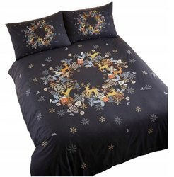 ŚWIĘTA STROIK CHOINKA POŚCIEL ŚWIĄTECZNA 140X200