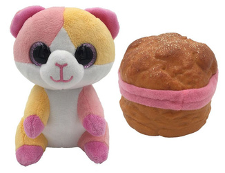 CIASTKA PACHNĄCE CIASTKO MUFFINKA PLUSZAK DZIECI MASKOTKA DWUSTRONNA 