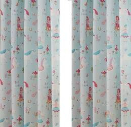 JEDNOROŻEC ZASŁONY ZASŁONKI ZESTAW 2 SZT DZIECI