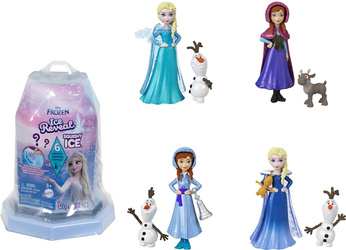 KRAINA LODU FROZEN ICE REVEAL MAŁA LALKA 6 NIESPODZIANEK MATTEL HRN72