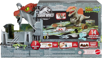 Mattel Jurasic World Crushivores Spinozaur Dziki ucieknier Zestaw