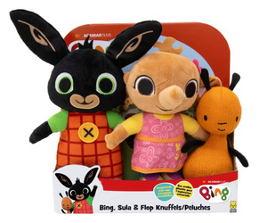 BING ZESTAW MASKOTKA MASKOTKI 3 SZT FLOP SULA