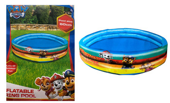 PSI PATROL PIESKI BASEN BASENIK DMUCHANY BRODZIK DLA DZIECI 2 KOMORY