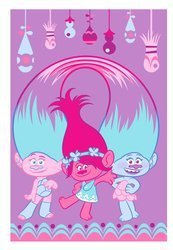 TROLLS TROLE TROLLE KOC KOCYK NARZUTA 100x150