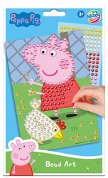 ŚWINKA PEPPA Mozaika diamentowa HAFT Zestaw kreatywny dla dzieci Koraliki