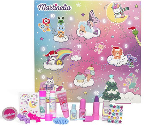 MARTINELIA JEDNOROŻEC KALENDARZ ADWENTOWY DLA DZIECI KOSMETYKI BŁYSZCZYK 12