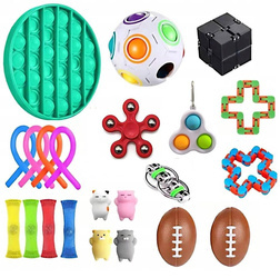DUŻY ZESTAW ZABAWEK ANTYSTRESOWYCH FIDGET MOCHI