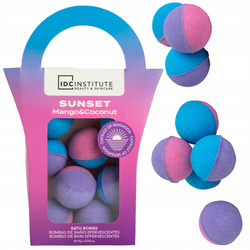 IDC ZESTAW KULE MUSUJĄCE DO KĄPIELI OWOCOWE 8 szt MANGO KOKOS