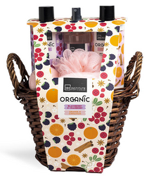 DUŻY ZESTAW PREZENTOWY KOSZ DZIEŃ KOBIET DO KĄPIELI CIAŁA KOSMETYKI ORGANIC