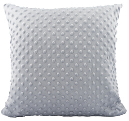 Poduszka Jasiek MINKY Szara  40X40 + Wkład 