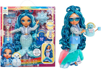 RAINBOW HIGH WINTER WONDERLAND LALKA SKYLER BRADSHAW ZIMOWA + AKCESORIA