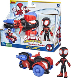MARVEL SPIDEY I SUPER-KUMPLE FIGURKA MILES MORALES Z POJAZDEM TECHNO RACER