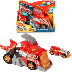 T-Racers S Playset Fire Launcher Truck Ciężarówka Wyrzutnia ognia