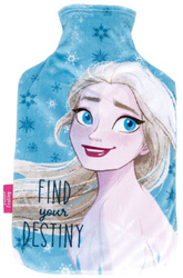 Termofor KRAINA LODU FROZEN Gumowy Miękki  Pokrowiec Mały dla Dzieci 