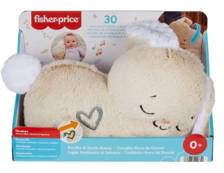 FISHER PRICE ŚPIĄCY KRÓLICZEK USYPIACZ USPOKAJACZ PRZYTULANKA DŹWIĘKI