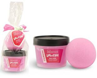  IDC ZESTAW SMOOTHIE SCRUB DO CIAŁA PEELING KULA TRUSKAWKA