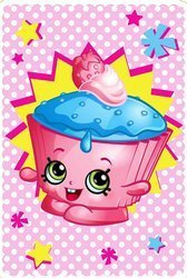 SHOPKINS SHOP KINS KOC KOCYK NARZUTA 100x150