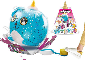 BIGGIES PIESEK MASKOTKA PLUSZAK DO POMPOWANIA XXL