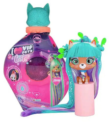 VIP PETS CATS FIGURKA KOTKA Z DŁUGIMI WŁOSAMI DO STYLIZACJI STORMY DODATKI