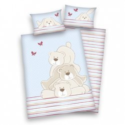 Pościel dla dzieci do łóżeczka MIŚ MISIE 135x100