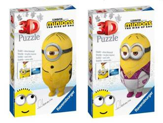 MINIONKI MINIONS PUZZLE 3D RAVENSBURGER 2X ZESTAW MINIONKI 3D 2 PAK