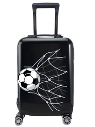PIŁKA NOŻNA FOOTBALL BRAMKA WALIZKA CZARNA DZIECIĘCA MŁODZIEŻOWA  