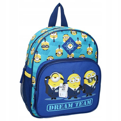 MINIONKI PLECAK PLECACZEK DLA DZIECI DO PRZEDSZKOLA KIESZONKI NA BIDON 