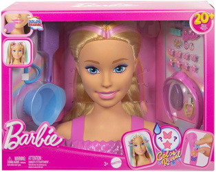 LALKA BARBIE GŁOWA DO STYLIZACJI DELUXE + Akcesoria do stylizacji JFG81