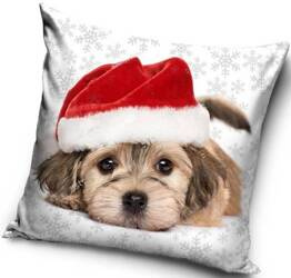 PODUSZKA ŚWIĄTECZNA ŚWIĘTA PIESEK JASIEK WKŁAD