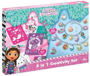 Totum Koci Domek Gabi Zestaw kreatywny do robienia bransoletek  2w1 dzieci