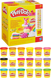 PLAY DOH CIASTOLINA zestaw 18 kolorowych tub G0522