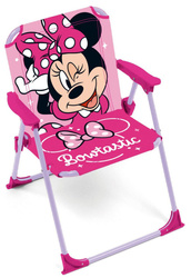 MYSZKA MINNIE MIKI MINI KRZESŁO KRZESEŁKO OGRODOWE NA PLAŻĘ BALKON DZIECI