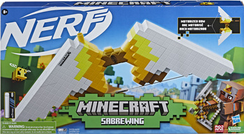 NERF ELITE MINECRAFT ŁUK SABREWING 8 STRZAŁEK F4733
