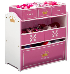 KSIĘŻNICZKI Regał Organizer Pojemniki na zabawki