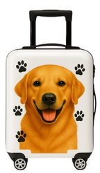 PIES PIESEK GOLDEN WALIZKA KABINOWA DLA DZIECI DO SAMOLOTU 