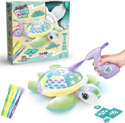 AIRBRUSH Plush Nature Żółw z aerografem Maskotka Pokoloruj pluszaka