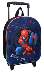 SPIDERMAN WALIZKA NA KÓLKACH 3D PLECAK DLA DZIECI