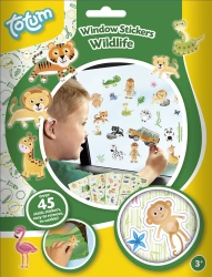 Totum naklejki na okno szybę szyby samochodowe wielorazowe Wildlife