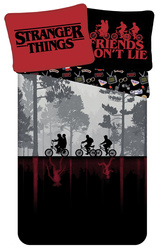 STRANGER THINGS 2025 POŚCIEL 140X200 BAWEŁNA MŁODZIEŻOWA DWUSTRONNA
