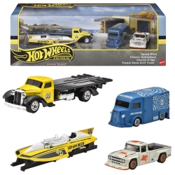HOT WHEELS PREMIUM DIORAMA zestaw 4 autek HRT51