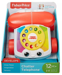 FISHER-PRICE Telefon Zabawka dla Dzieci do Ciągnięcia Fisher Price FGW66