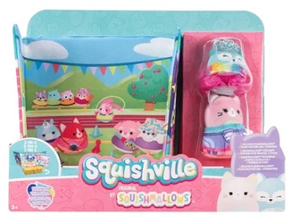 Squishville SQUISHMALLOWS ZESTAW SZKOLNE DNI Scenka 2w1+ MASKOTKI