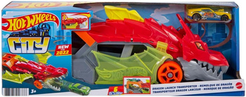HOT WHEELS SMOK TRANSPORTER AUTEK WYRZUTNIA + autko Hot Wheels